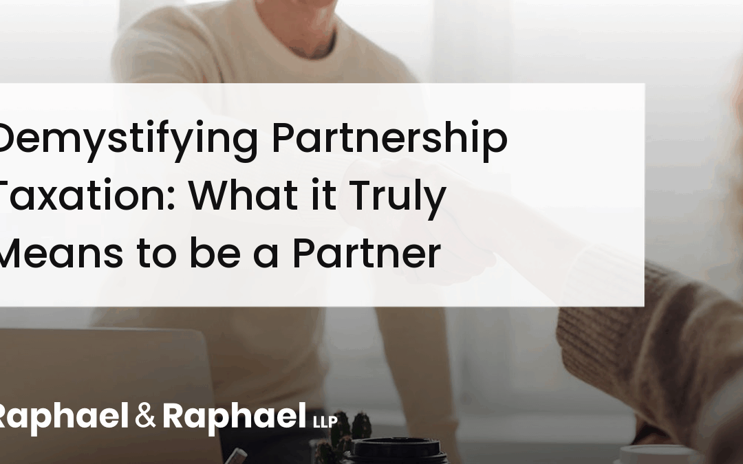 Demystifying Partnership Taxation: What it Truly Means to be a Partner