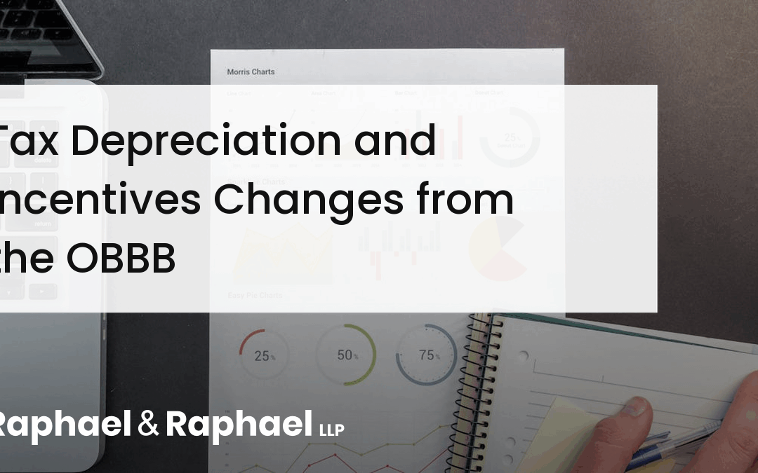 Tax Depreciation and Incentives Changes from the OBBB