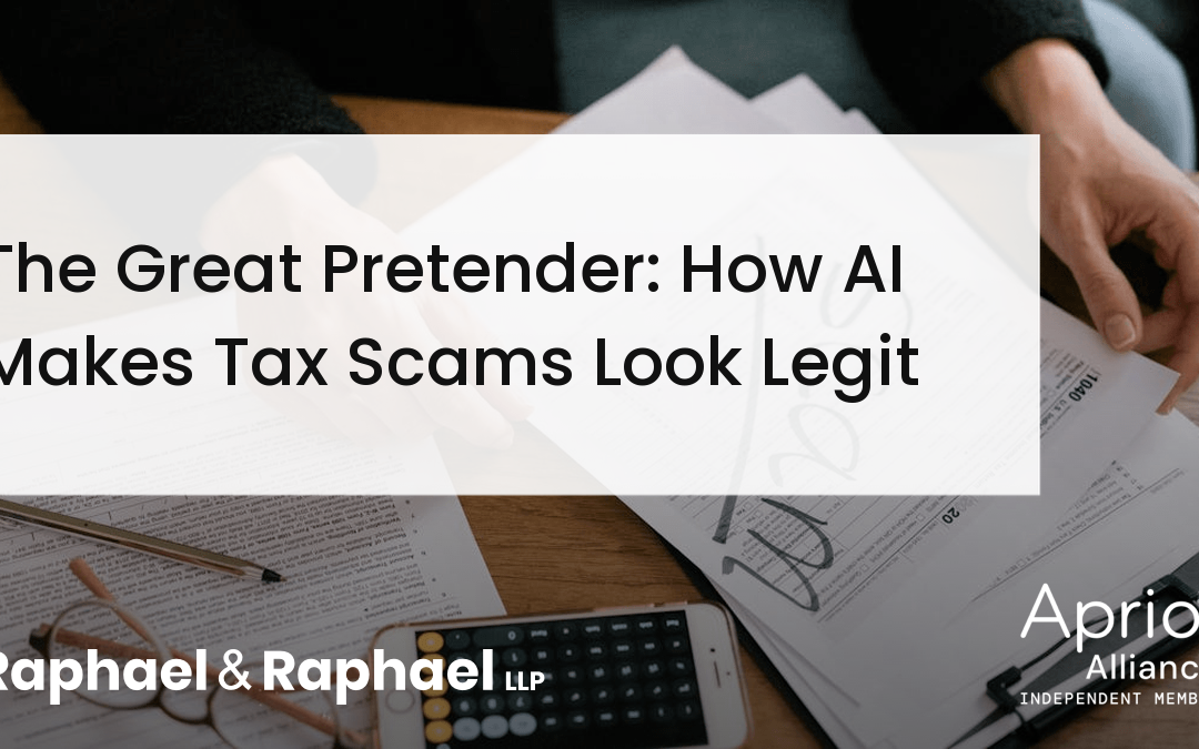 The Great Pretender: How AI Makes Tax Scams Look Legit