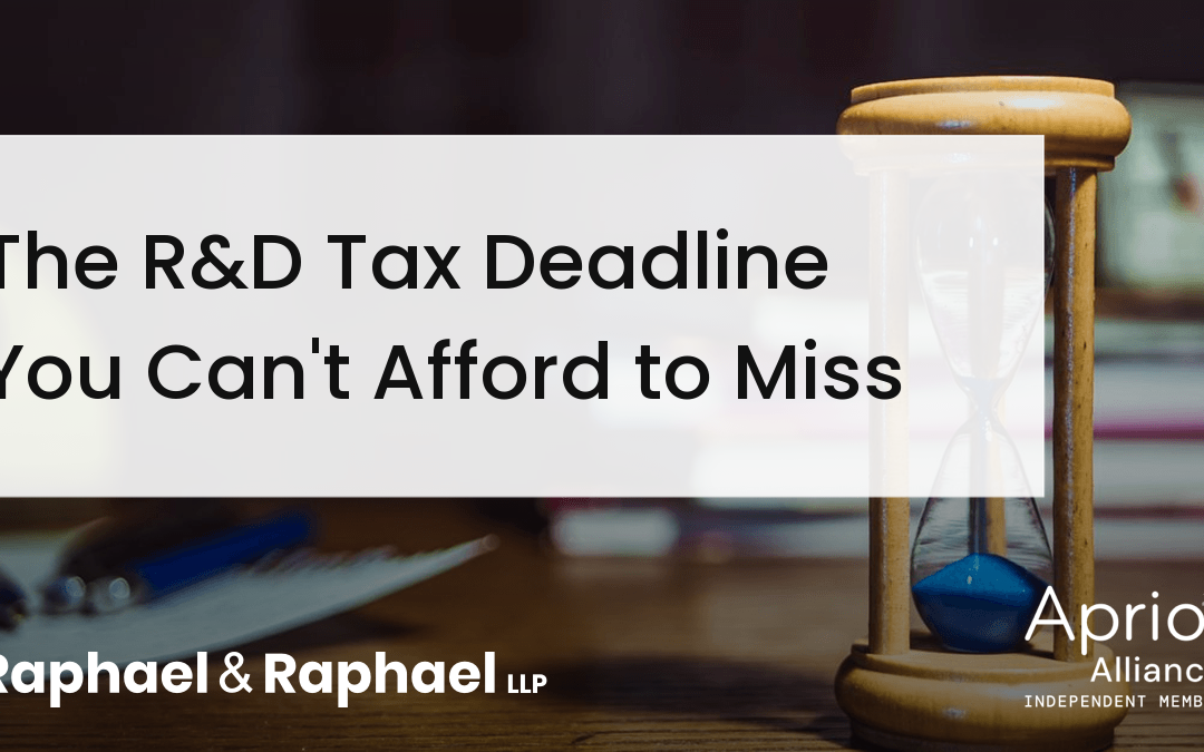 The R&D Tax Deadline You Can’t Afford to Miss